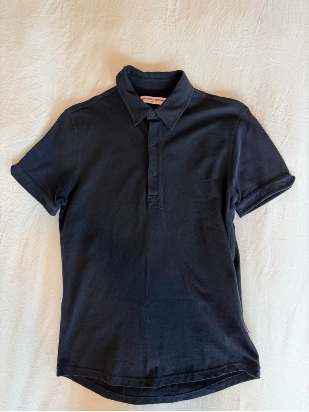 Orlebar Brown Classic Men's Navy Polo Shirt - Large